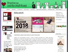 Tablet Screenshot of dzzz-kranj.si